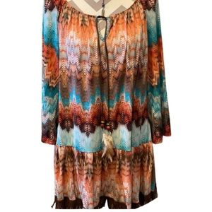 Cutest little Boho dress ever with leather fringe detail Junk Gypsy Outfit🧜‍♀️